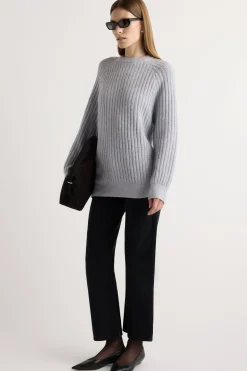 Brilliant Wise Corporation Limited Roylene Ribbed Boyfriend Sweater< Sweaters