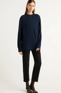 Brilliant Wise Corporation Limited Roylene Ribbed Boyfriend Sweater< Sweaters