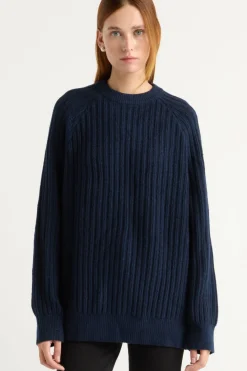 Brilliant Wise Corporation Limited Roylene Ribbed Boyfriend Sweater< Sweaters