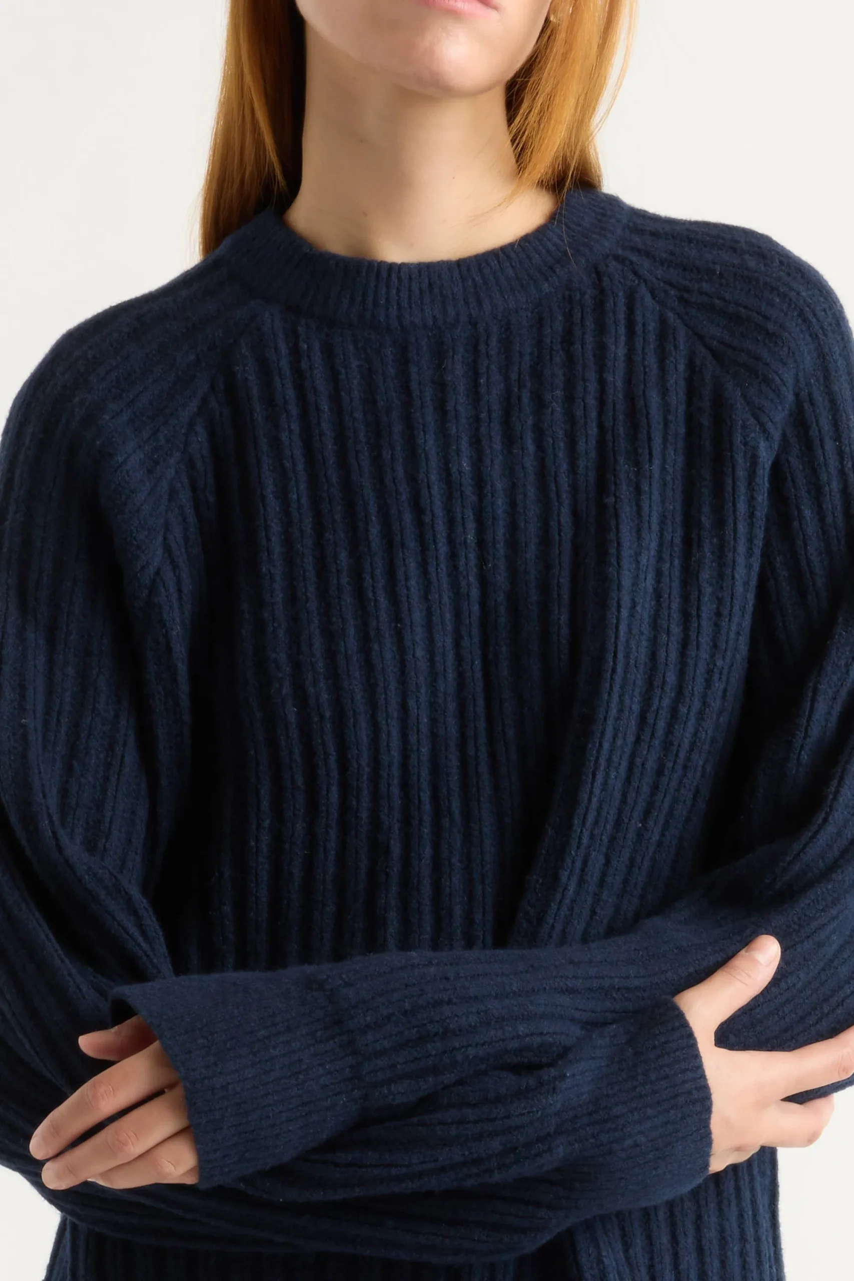 Brilliant Wise Corporation Limited Roylene Ribbed Boyfriend Sweater< Sweaters