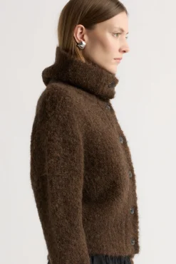 Brilliant Wise Corporation Limited Sacha Fuzzy Alpaca-Wool Cardigan< Sweaters