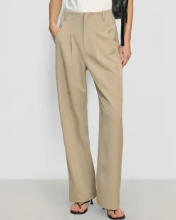 Hua Jia Suni Tailored Straight Leg Pant< Pants