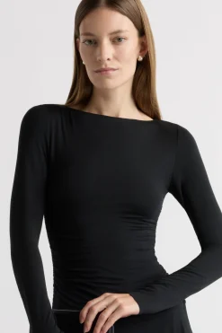 Asia Consultancy Co., Ltd Tamryn Ruched Drop-Waist Dress< Dresses
