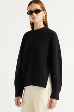 Brilliant Wise Corporation Limited Tate Organic Cotton Side-Zip Sweater< Sweaters