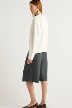 Brilliant Wise Corporation Limited Tate Organic Cotton Side-Zip Sweater< Sweaters