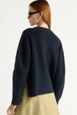 Brilliant Wise Corporation Limited Tate Organic Cotton Side-Zip Sweater< Sweaters
