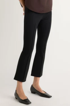 Lever Style LLC Tez Kick-Flare Ponte Stretch Pant< Pants