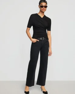 Asia Consultancy Co., Ltd Thalia Ruched Off-Shoulder Tee< Tees|Tops