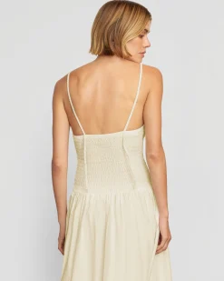 Fashion Apparels Venus Smocked Midi Dress< Dresses