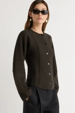 Brilliant Wise Corporation Limited Wren Exposed-Seam Cardigan< Sweaters