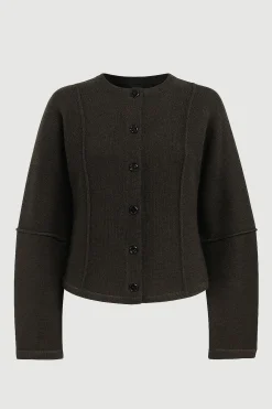 Brilliant Wise Corporation Limited Wren Exposed-Seam Cardigan< Sweaters