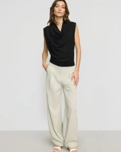 Hua Jia Yan Wide Barrel-Leg Pant< Pants